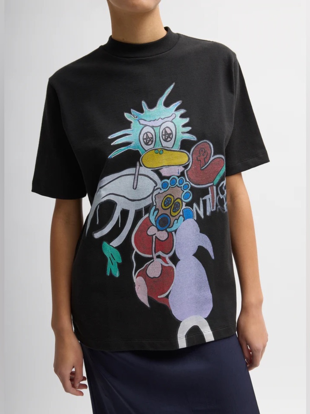 NEW Tibi Perfect Unisex T-Shirt "Untitled" Small